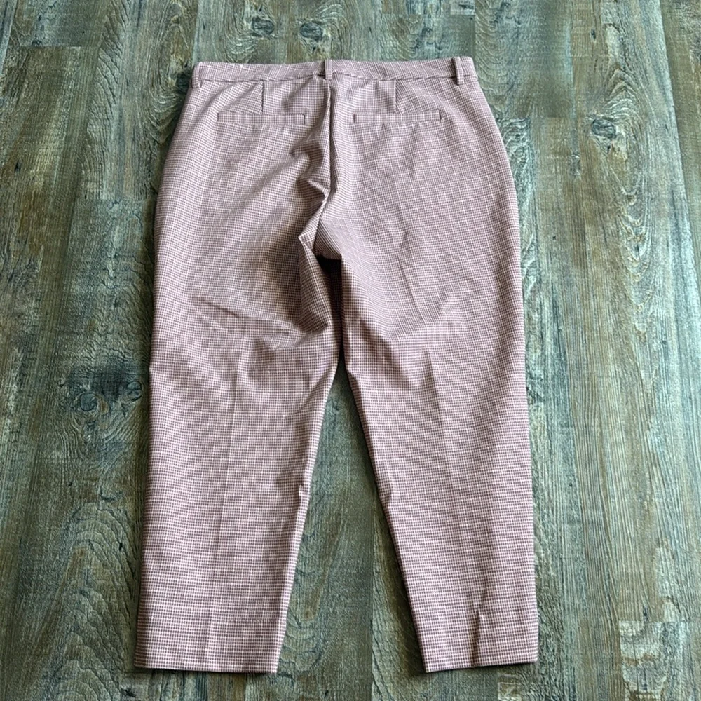Liverpool Los Angeles | Sweet Berry Mini Box Plaid Dress Pants - Picture 7 of 8